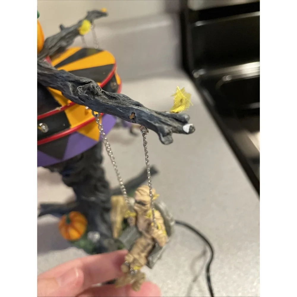 Department 56 Halloween Swinging Ghoulies Village Accessory Retired